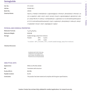 coa research peptides semaglutide glp-1